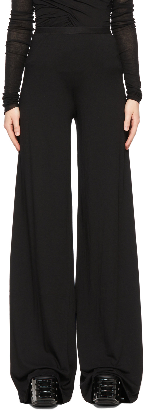 Black Farrah Lounge Pants by Rick Owens 