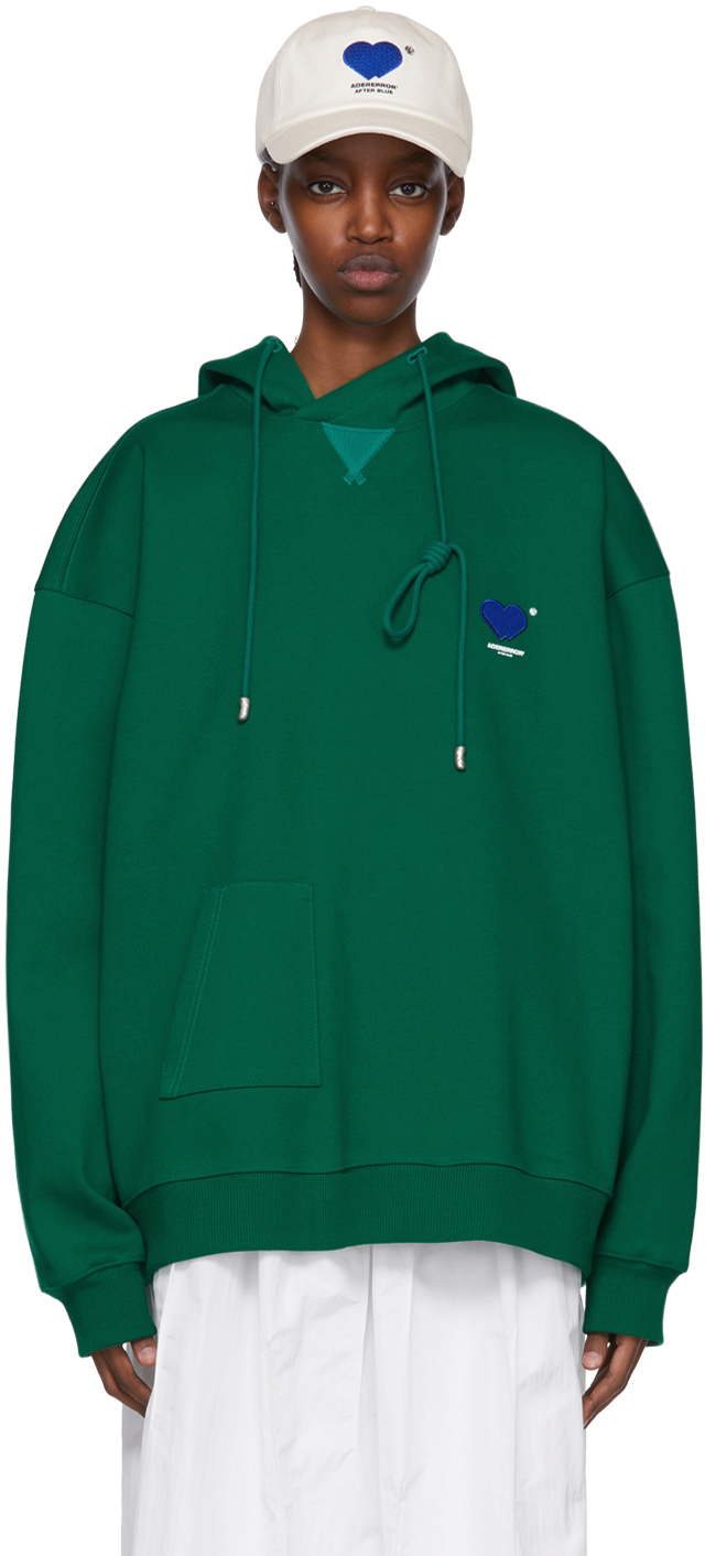 Green Twin Heart Hoodie