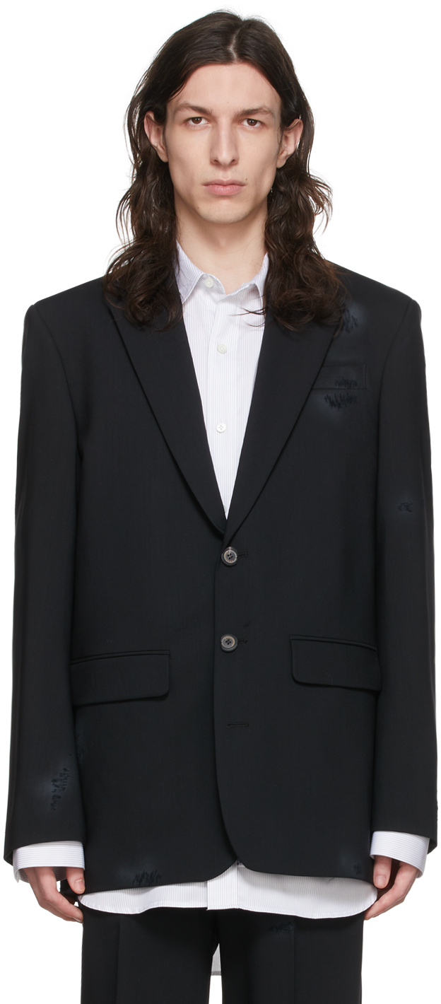 Adererror crumple blazer Noir