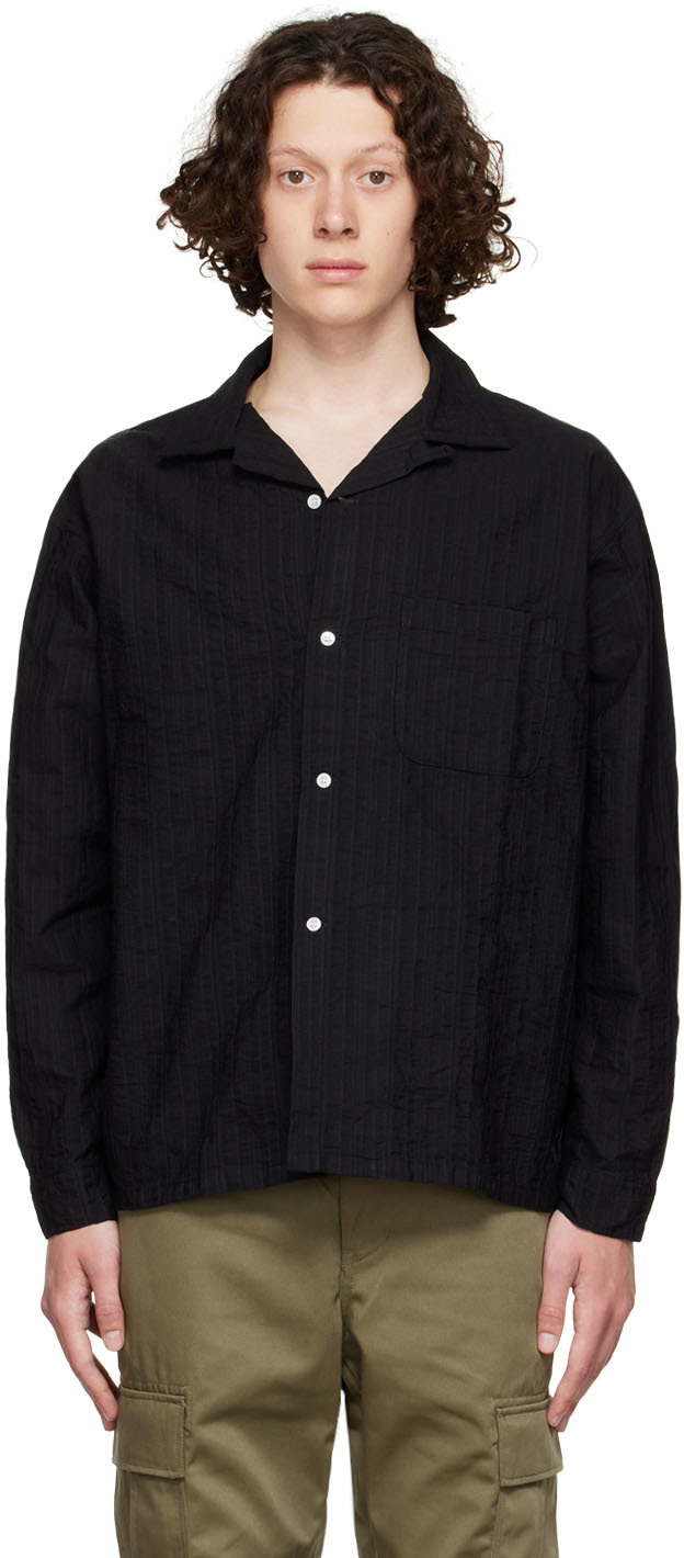 F-LAGSTUF-F Black Cotton Shirt