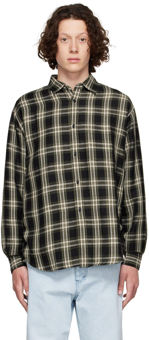 F-LAGSTUF-F Black Linen Shirt