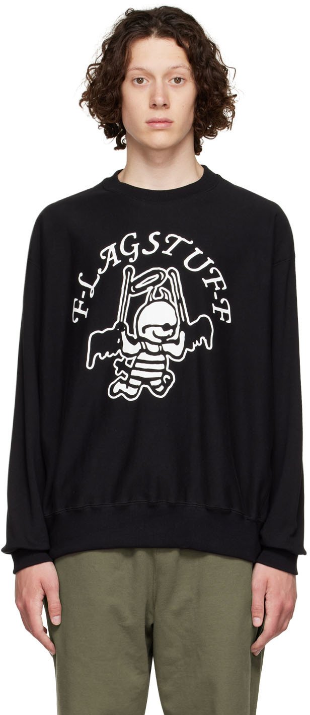 F-LAGSTUF-F Black Cotton Sweatshirt