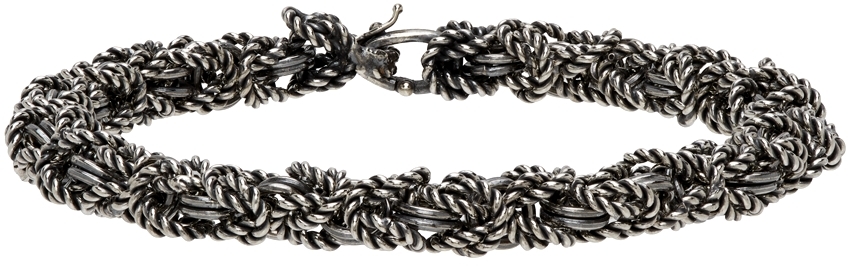 Ugo Cacciatori Silver Byzantine Bracelet