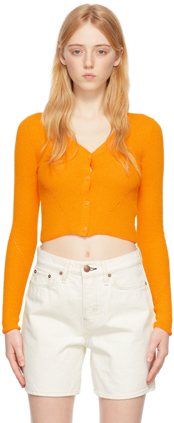 Rag \u0026 Bone Yellow Soleil Cardigan - Deep Yello - Size: Extra Small