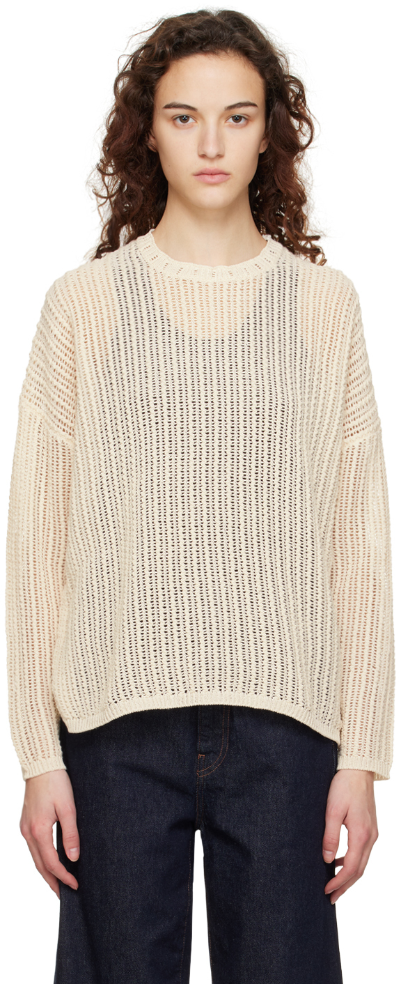 Shop Rag & Bone Off-white Riley Sweater In Ivory