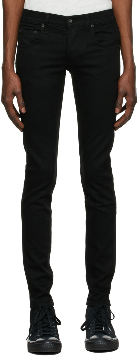 Black Fit 1 Skinny-Fit Jeans