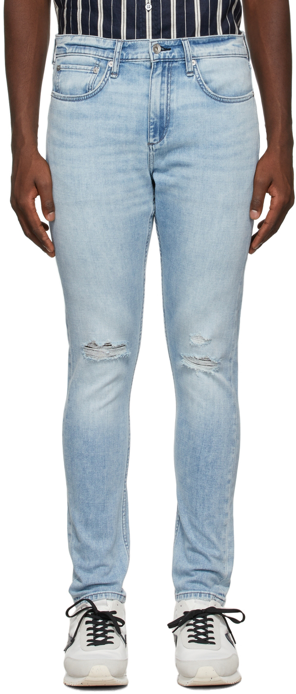 Rag & Bone Men's Distressed Skinny Jeans