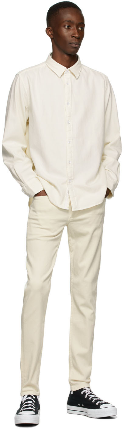 rag & bone オフホワイト Pursuit 365 フランネル シャツ