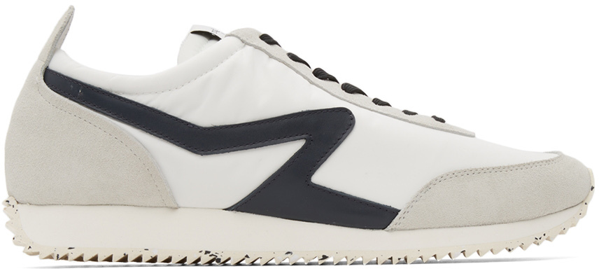 White Retro Runner Sneakers by rag & bone on Sale