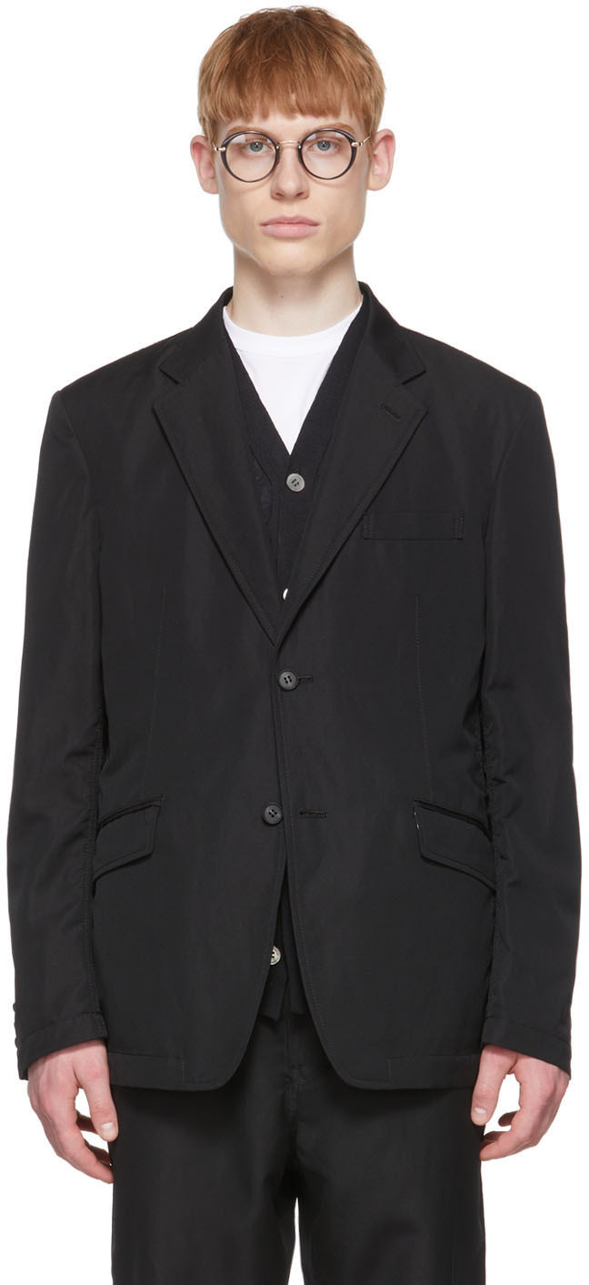 comme des garcons black blazer