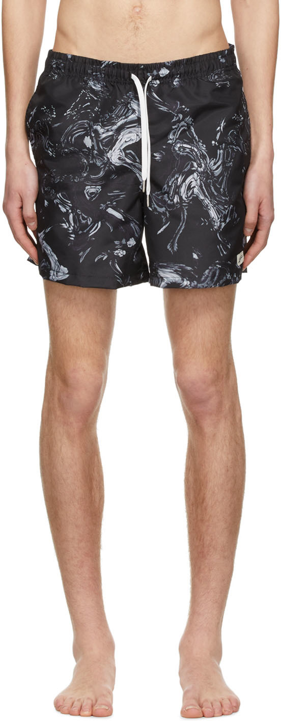 SSENSE Exclusive Black Recycled Polyester Swim Shorts