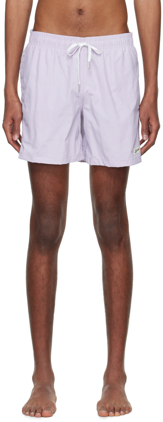 Bather Purple Solid Swim Shorts