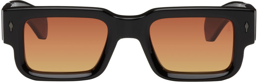 Jacques Marie Mage Black Ascari Sunglasses In Tropic | ModeSens