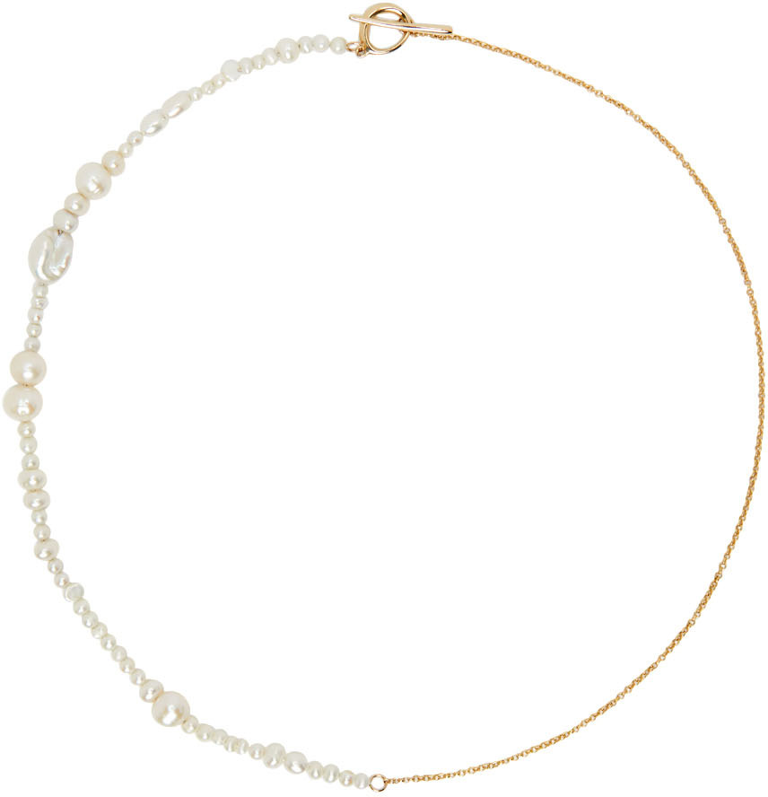 FARIS SSENSE Exclusive Gold Mini Mare Necklace