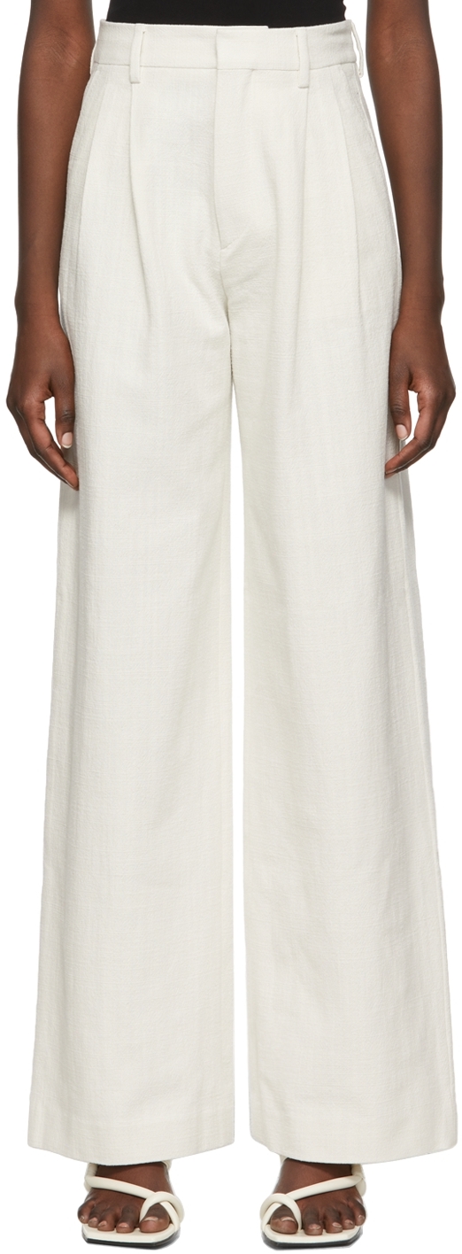 Milestone promising Frank Worthley Off-White Darcey Trousers by Filippa K on Sale