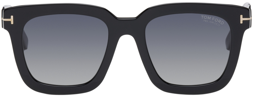 TOM FORD: Black Sari Square Sunglasses | SSENSE UK