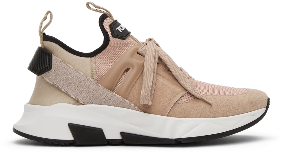 TOM FORD Pink Jago Sneakers