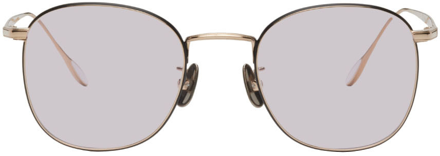 Yuichi Toyama Gold Grenier Sunglasses | Smart Closet