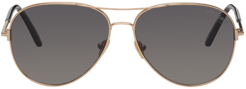 TOM FORD Gold Clark Sunglasses