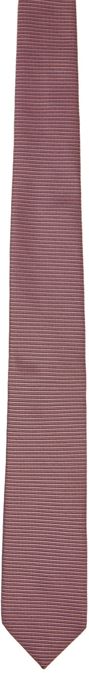 TOM FORD Pink Striped Jacquard Classic Tie