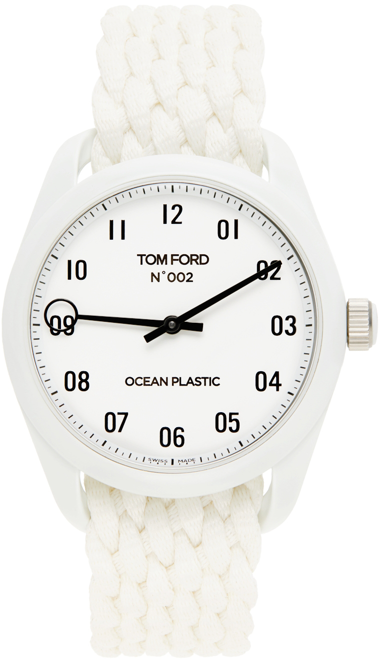 TOM FORD: White  Ocean Plastic Sport Watch | SSENSE