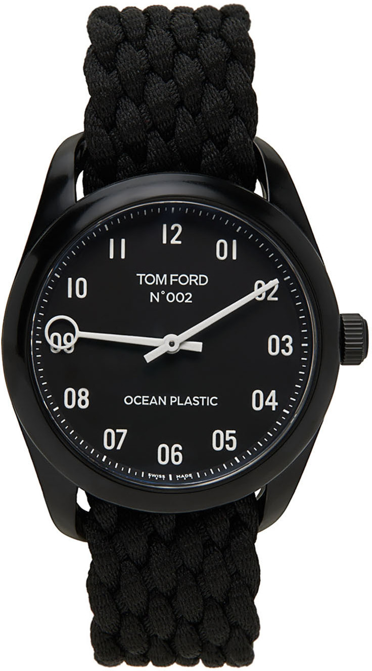 TOM FORD Black No.002 Ocean Plastic Sport Watch