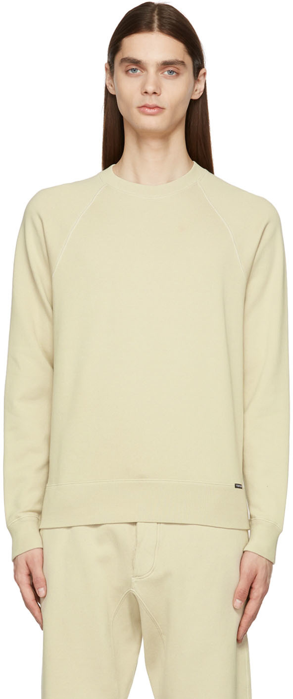 Beige Crewneck Sweatshirt