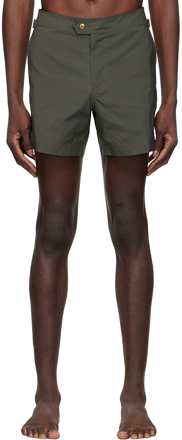 tom ford green shorts