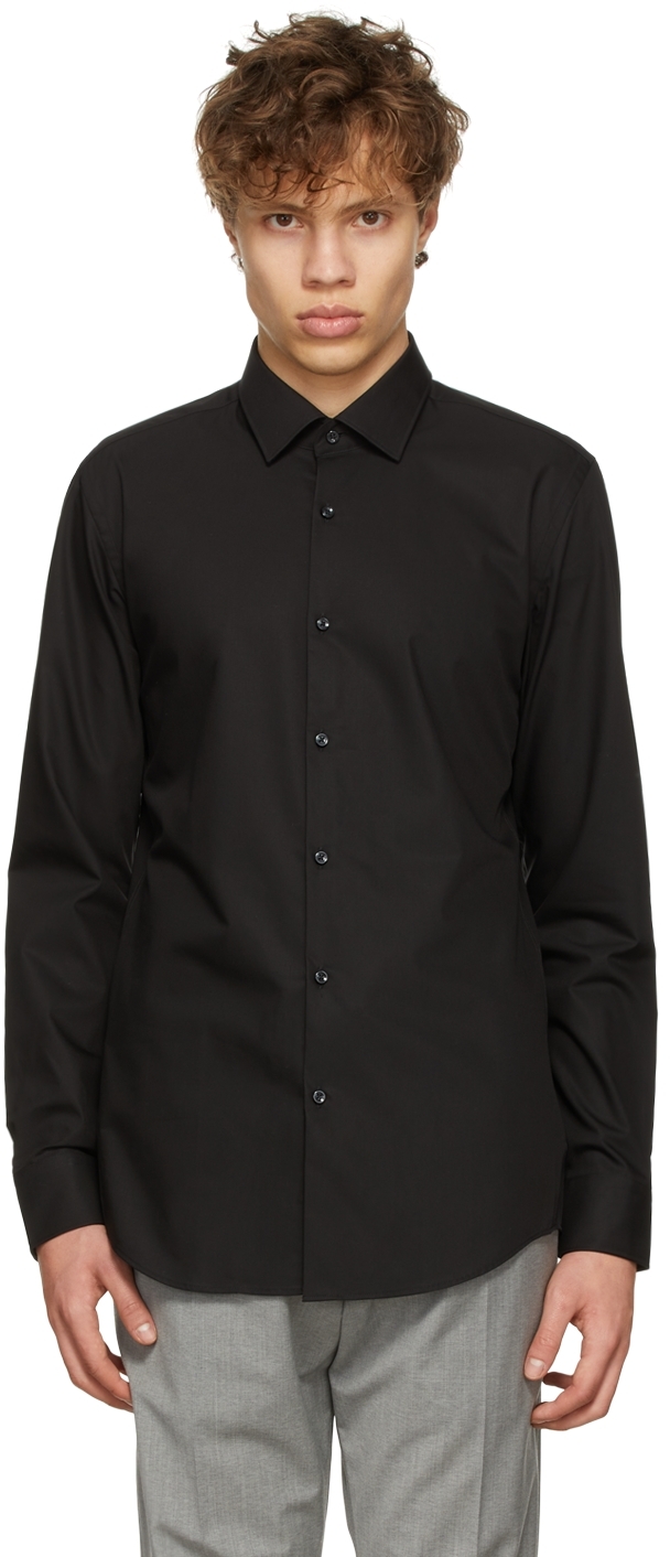 Hugo Black Cotton Shirt