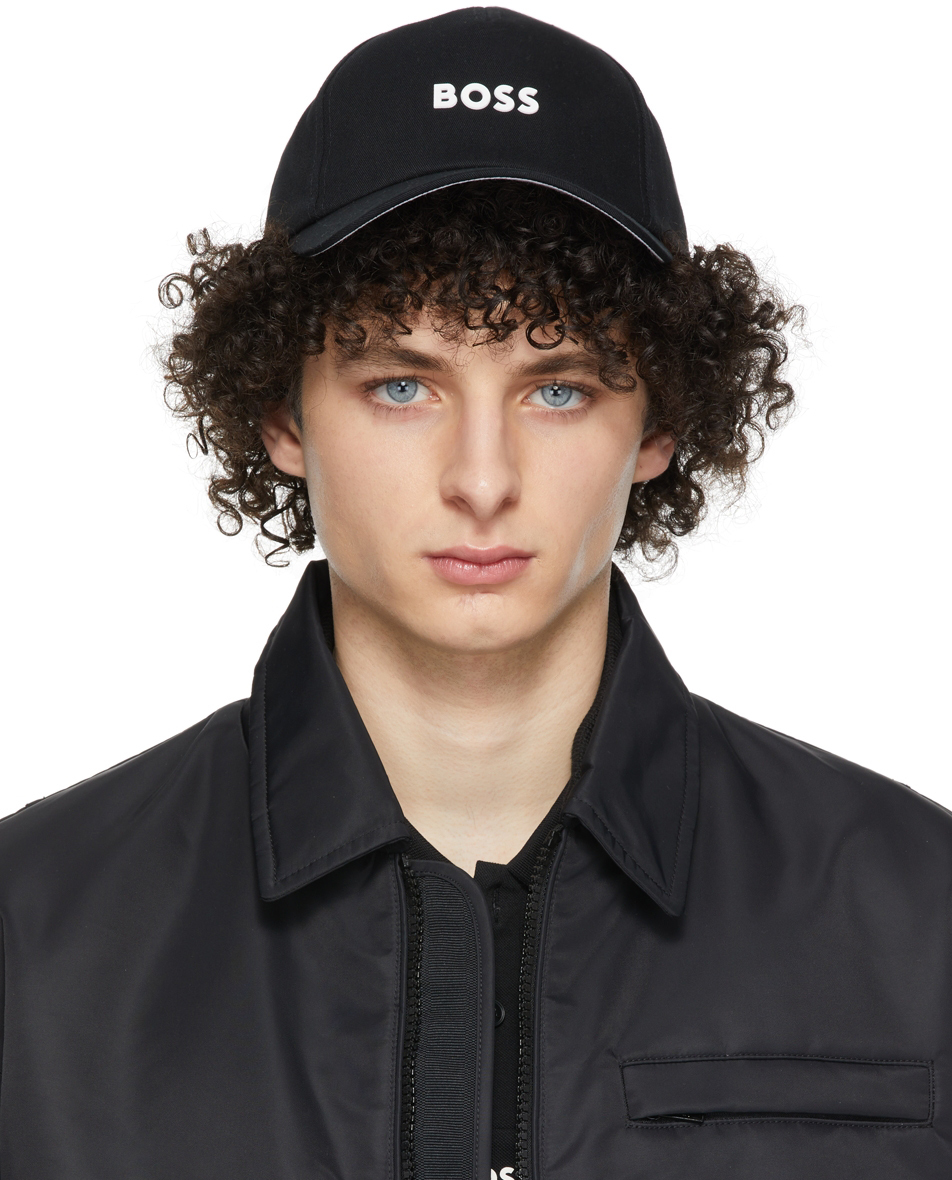 Hugo Boss Black Cotton Fresco 3 Cap In 