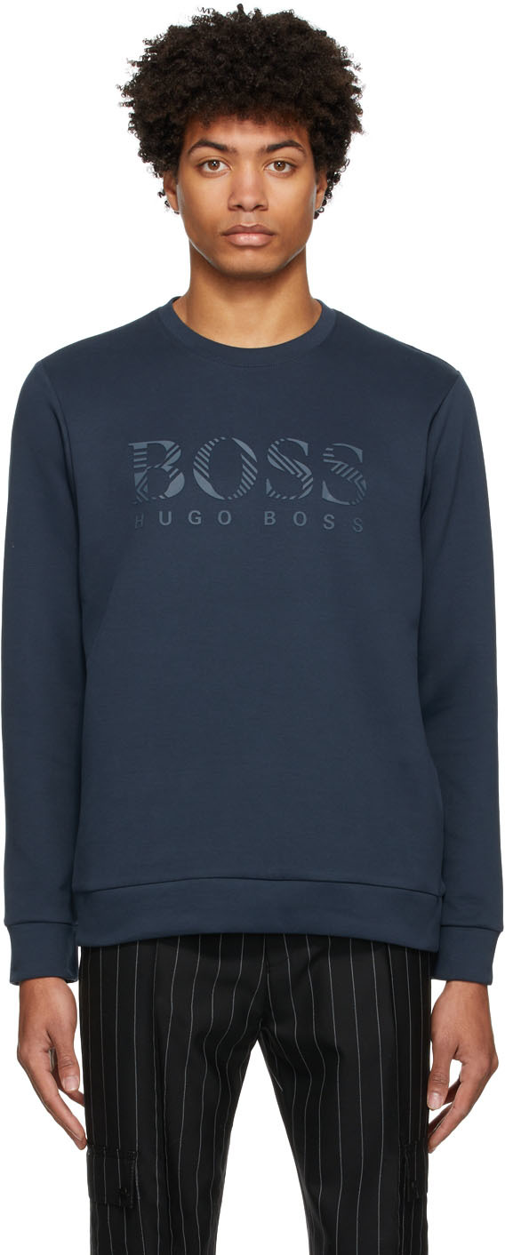 boss navy sweatshirt