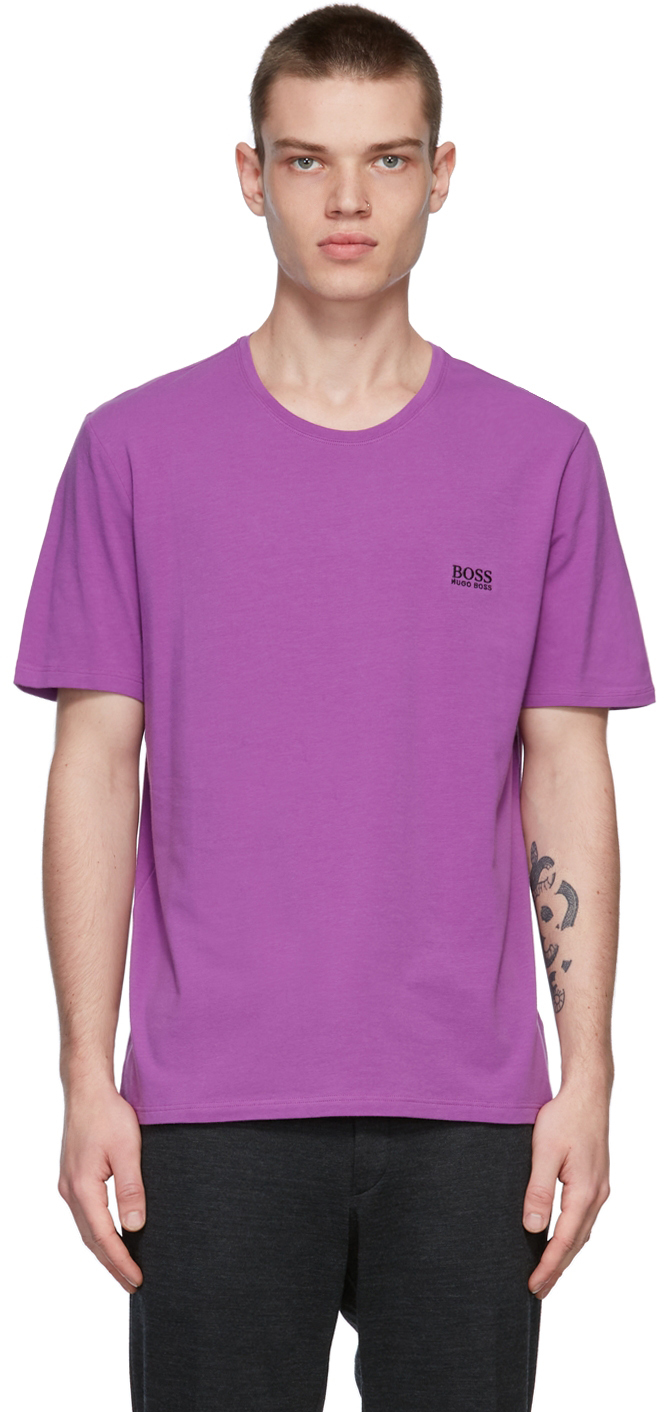 Boss Purple Logo T-Shirt