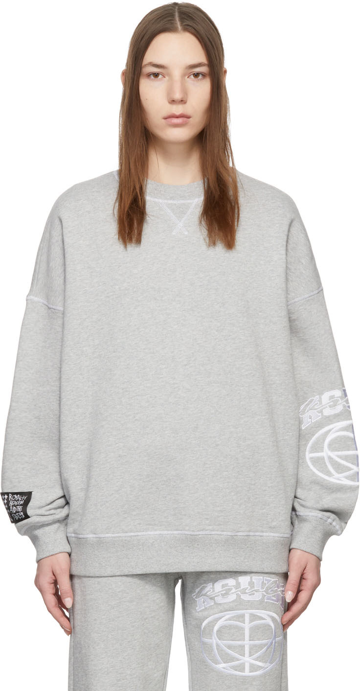 Ksubi Grey OG Crewneck Sweatshirt