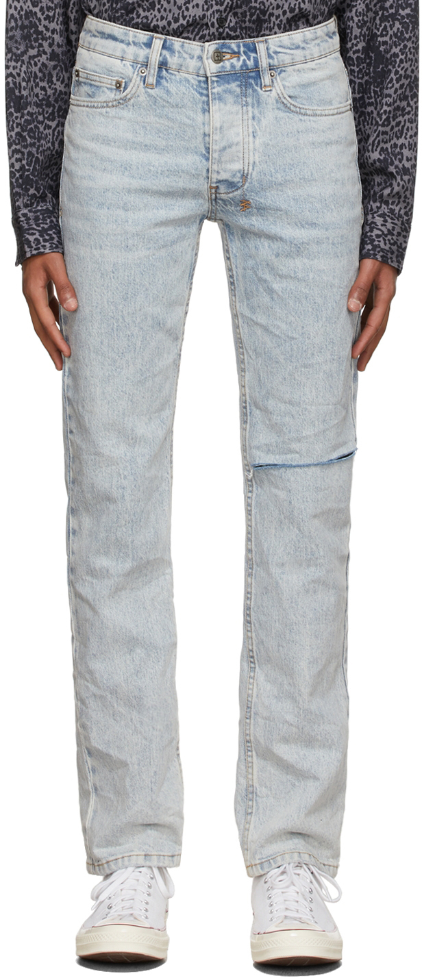 Blue Muse Slice Hazlow Jeans by Ksubi 