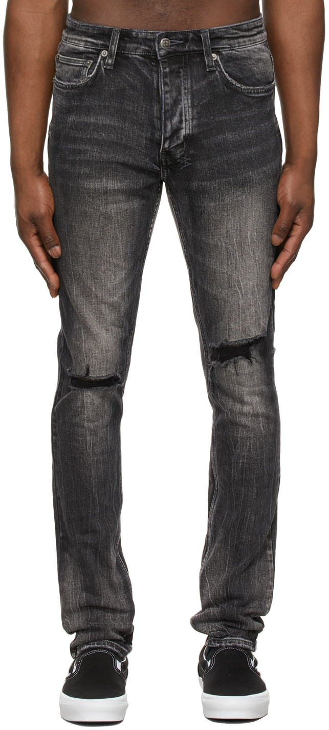 Ksubi Black Chitch Onyx Scratch Jeans