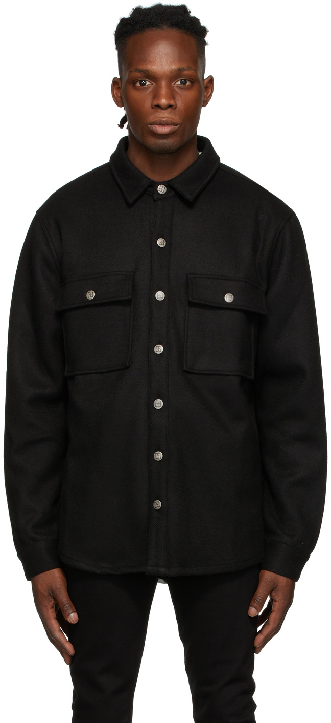Ksubi Black Wool Hifi Shirt