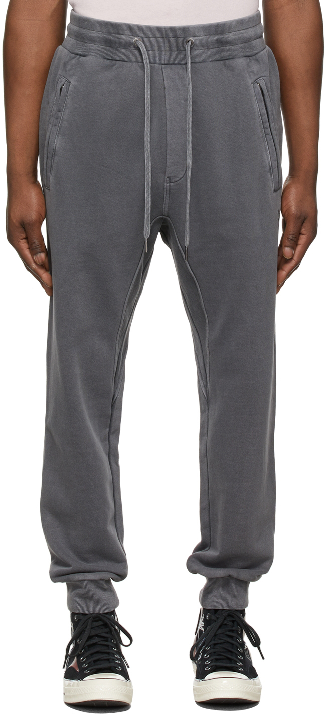 Ksubi: Grey 4 x 4 Trak Lounge Pants | SSENSE