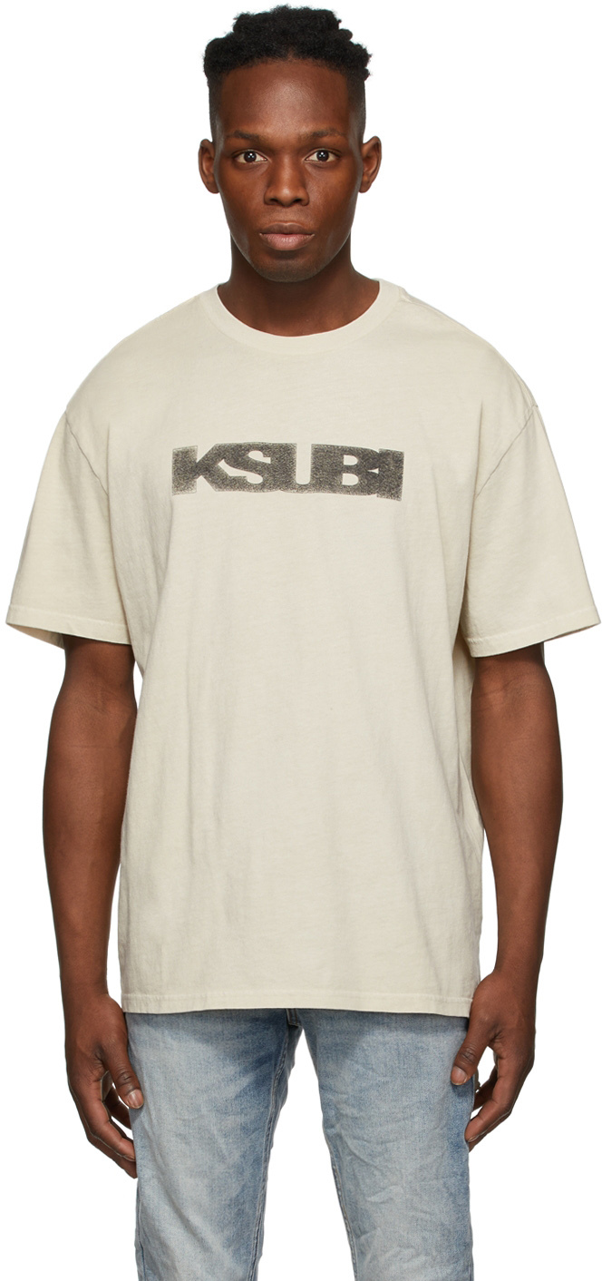 Ksubi Beige Sign Of The Times Biggie T-Shirt