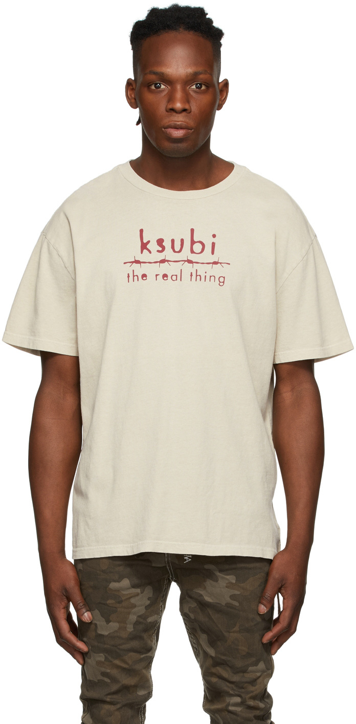 Ksubi Tan Real Biggie T-Shirt