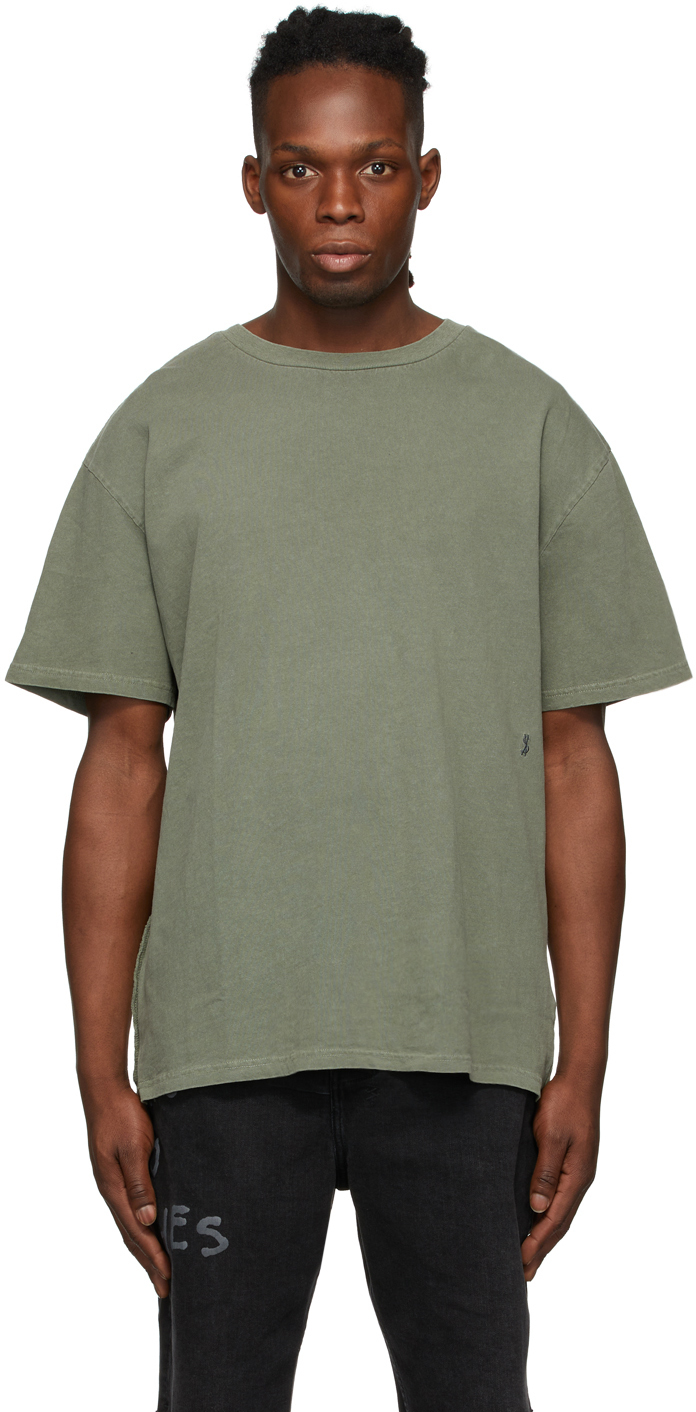 Ksubi: Green 4 x 4 Biggie T-Shirt | SSENSE UK