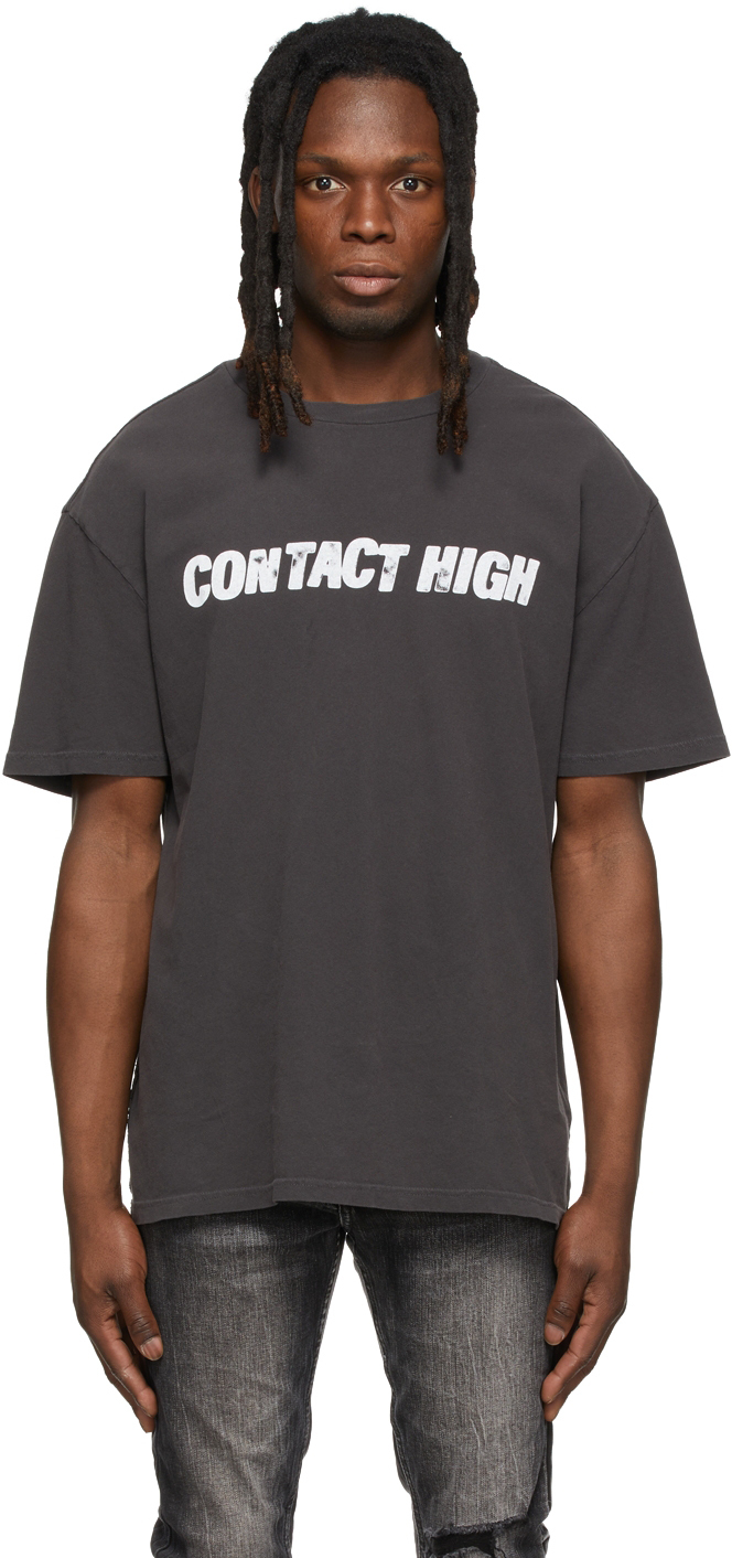 Ksubi ブラック Contact Biggie Tシャツ