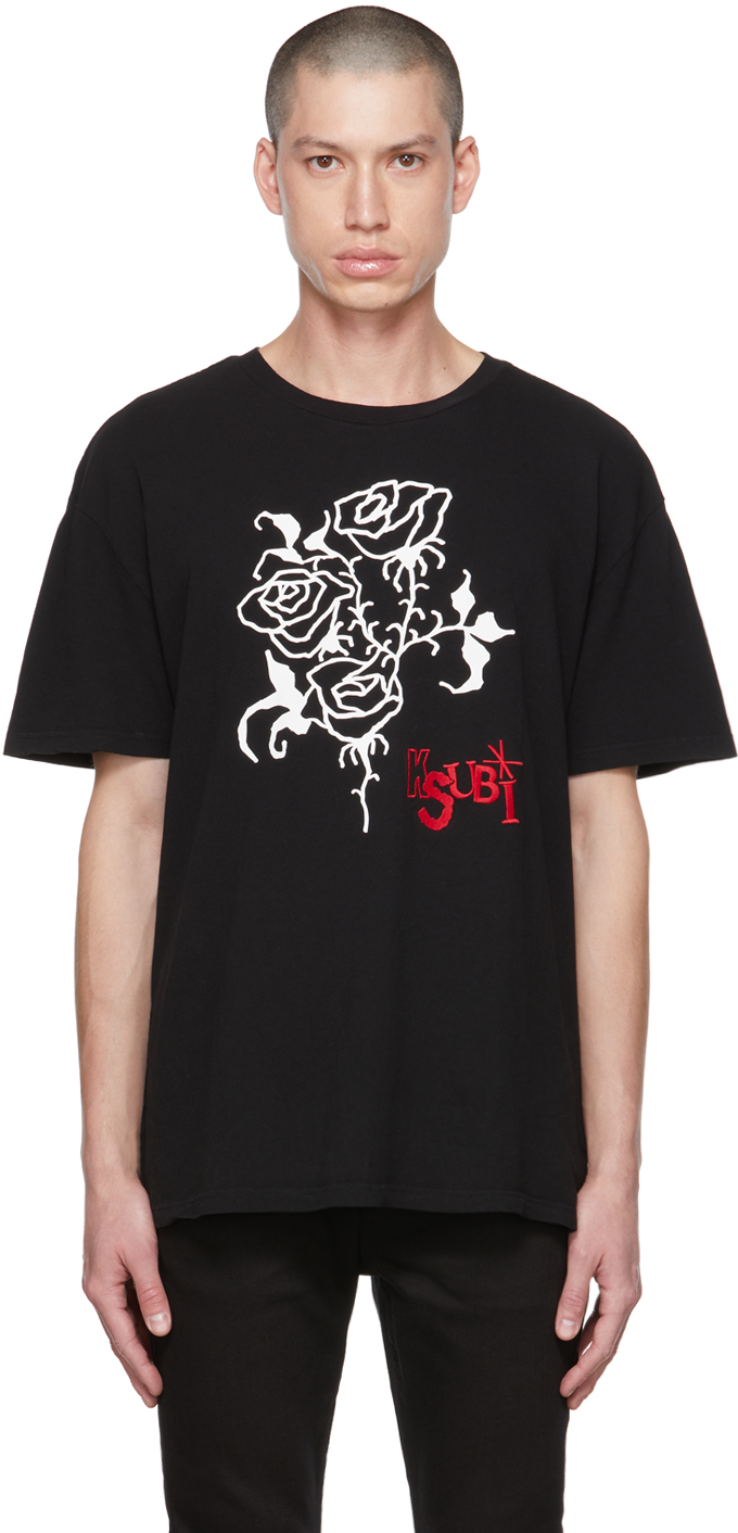 Ksubi Black Rose Biggie T-Shirt