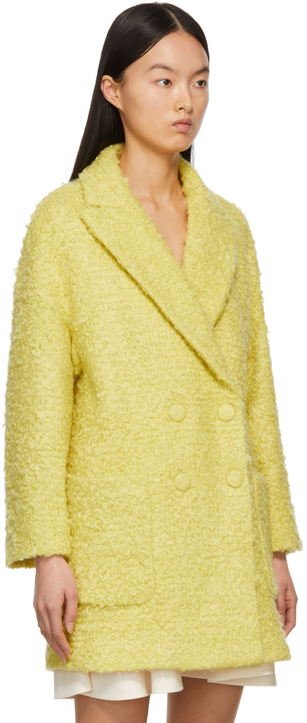 red valentino boucle coat