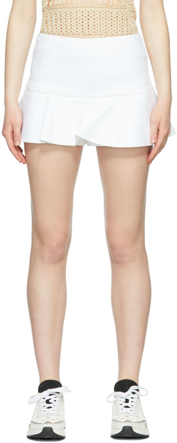 RED Valentino White Cotton Shorts