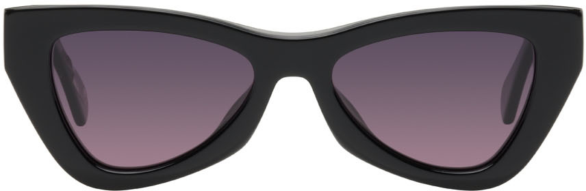 ANINE BING Black Verona Sunglasses