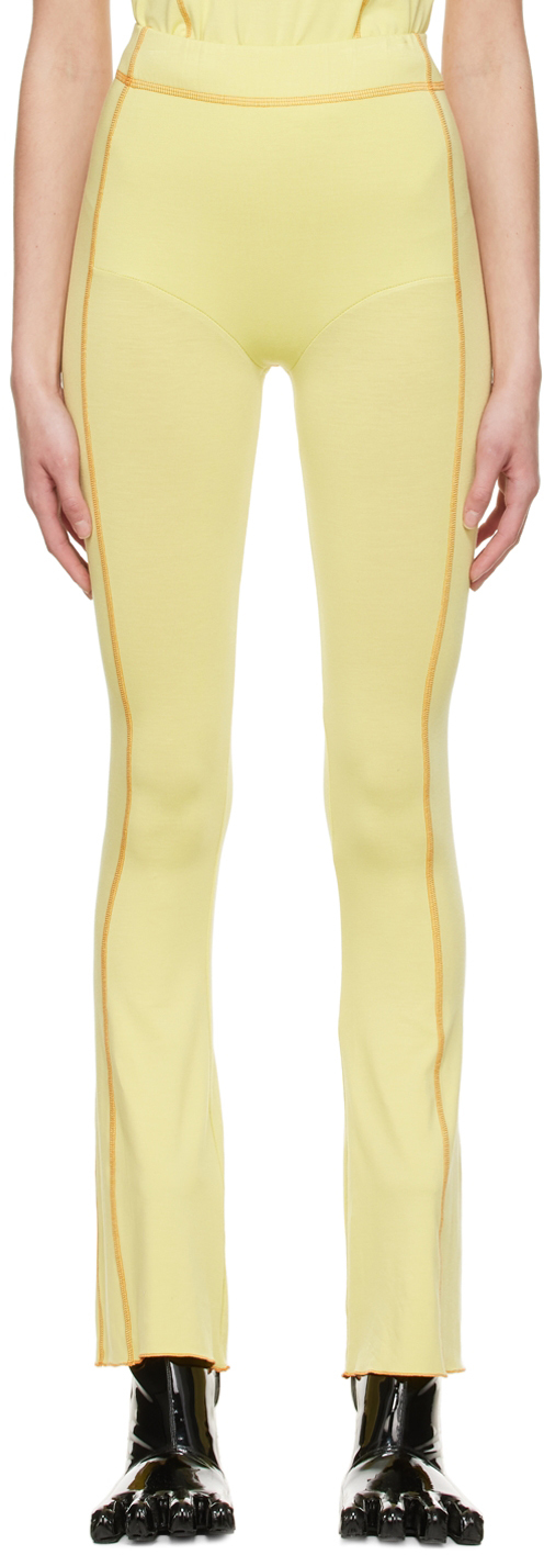 Avavav Yellow Apartment Trousers In Pale Lemon