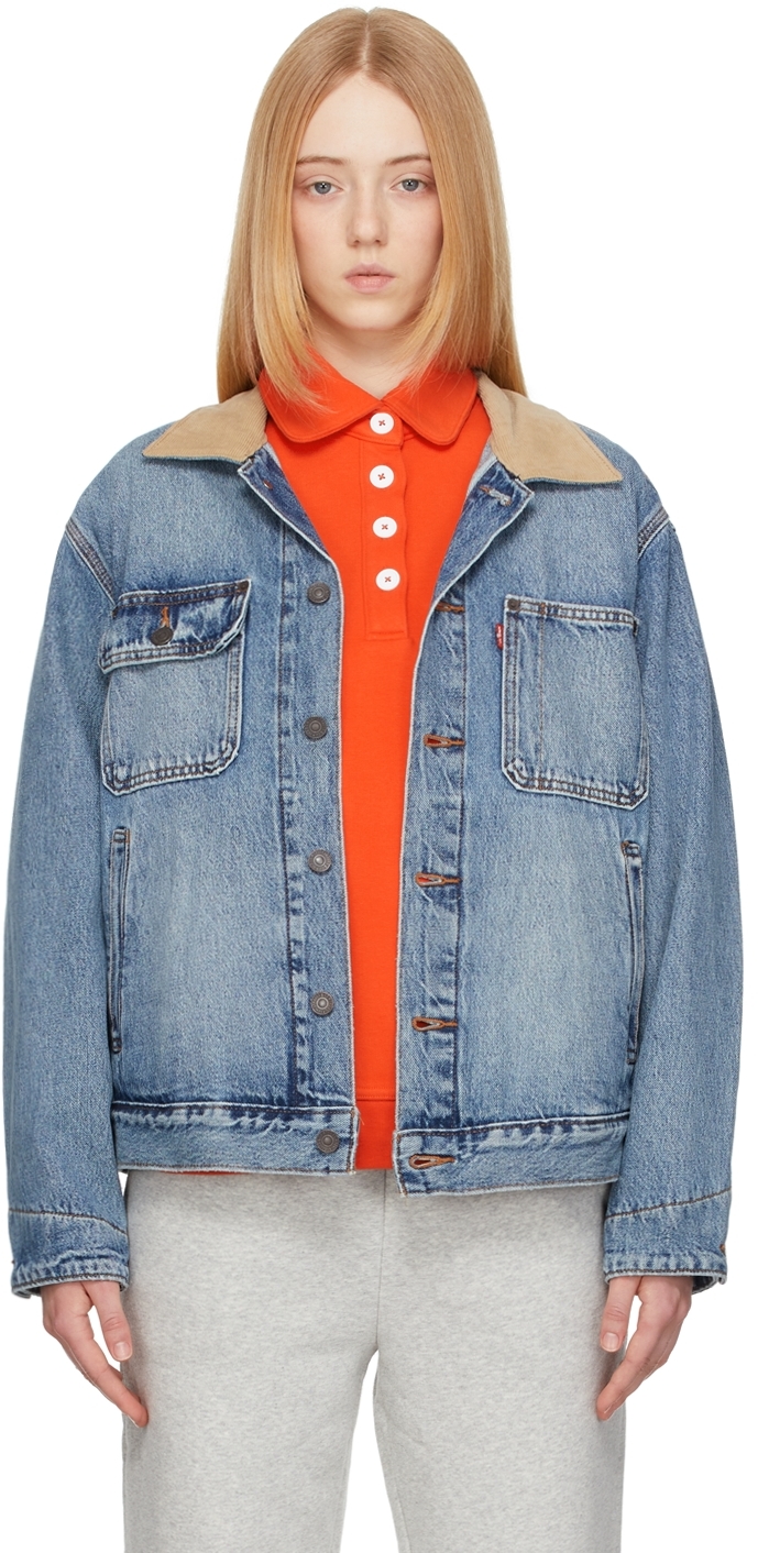 Levi's: Blue Sunset Trucker Denim Jacket | SSENSE