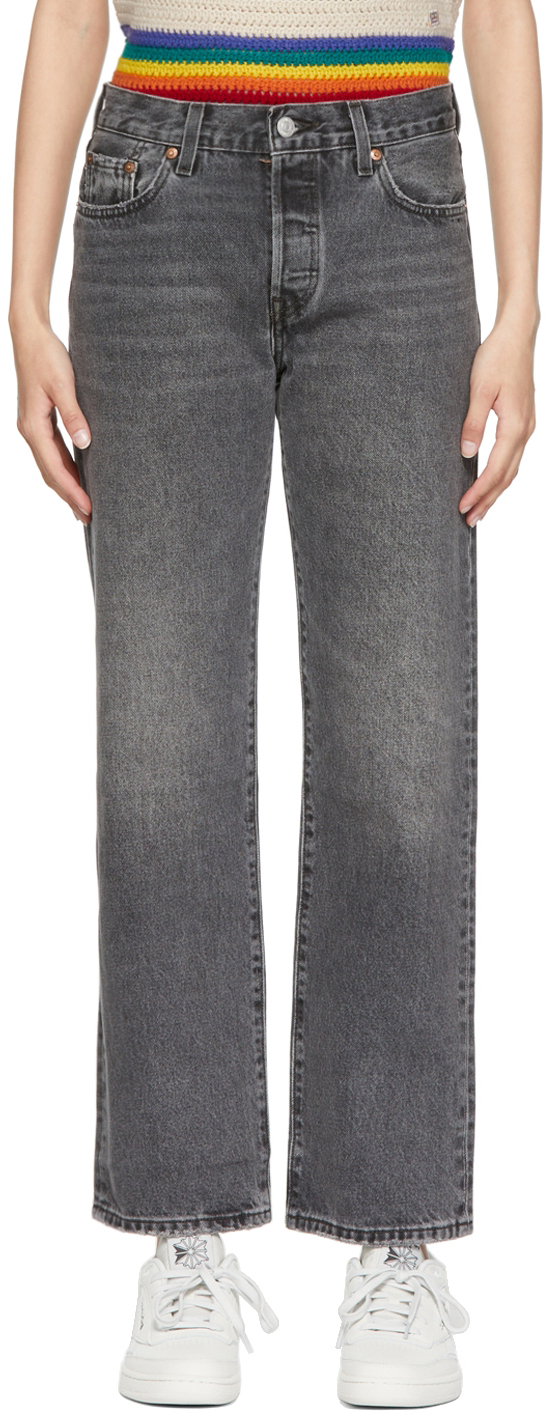 Levi's: Gray 90s 501 Jeans | SSENSE