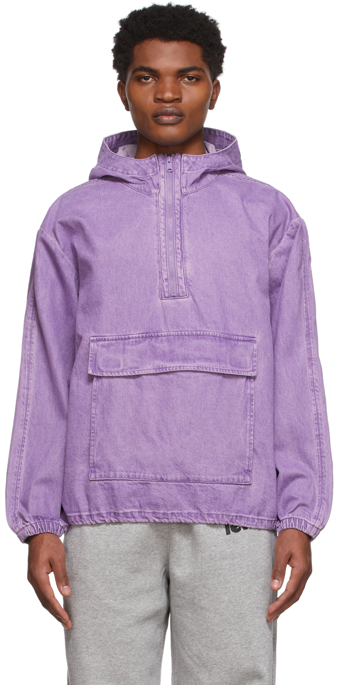 Levi's: Purple Euclid Anorak Jacket | SSENSE Canada