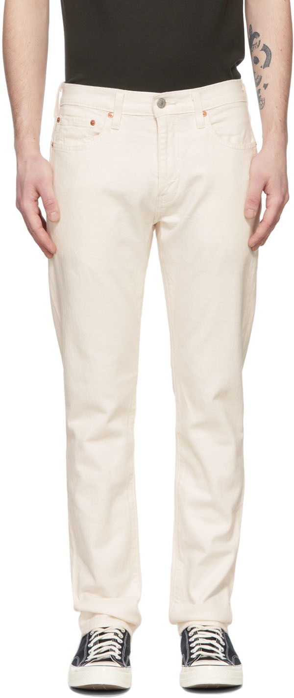 Levi's: Off-White 502 Taper Fit Jeans | SSENSE